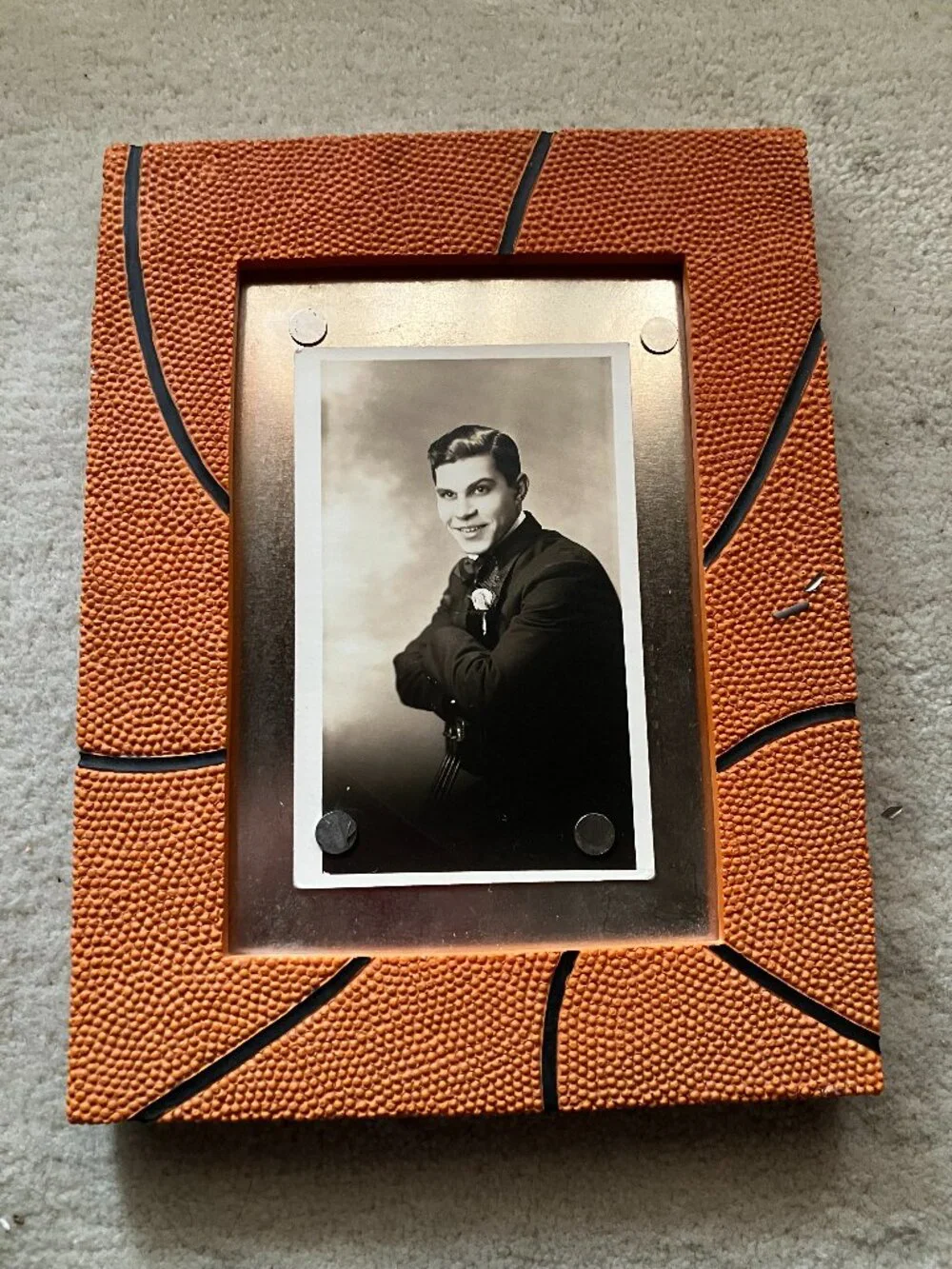 Basketball Motif Magnetic Picture Frame